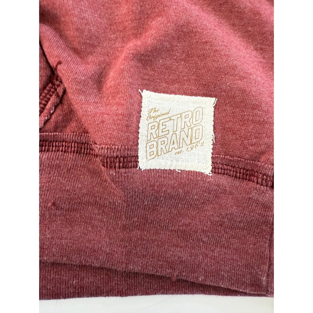 Retro Brand NHL Phoenix Coyotes Maroon Womens Hoodie Sweatshirt Med NEW - Picture 5 of 10